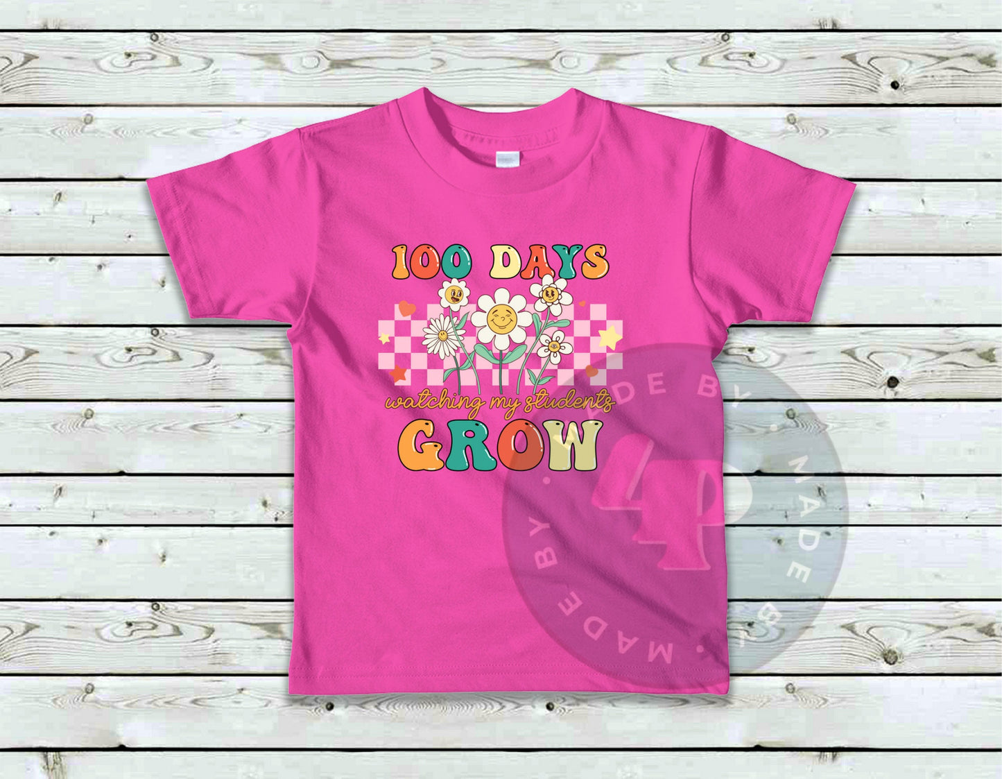 Retro Teacher 100 Days of School Bundle PNG