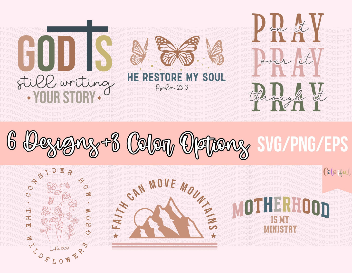 Christian Bundle PNG SVG, EPS, Religious Bundle, Worship bundle, Pray png