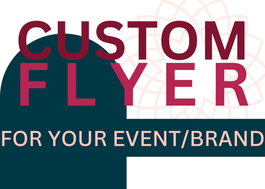 Fresh Custom Flyer Designed for Your Event, Business, Social Media or Newsletter | One Sided Flyer Design