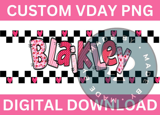 Custom PNG vday names valentines day Personalized Valentine, Valentine Custom Kids Name Shirt, Valentine's Day Gift Valentine's Day Tshirt