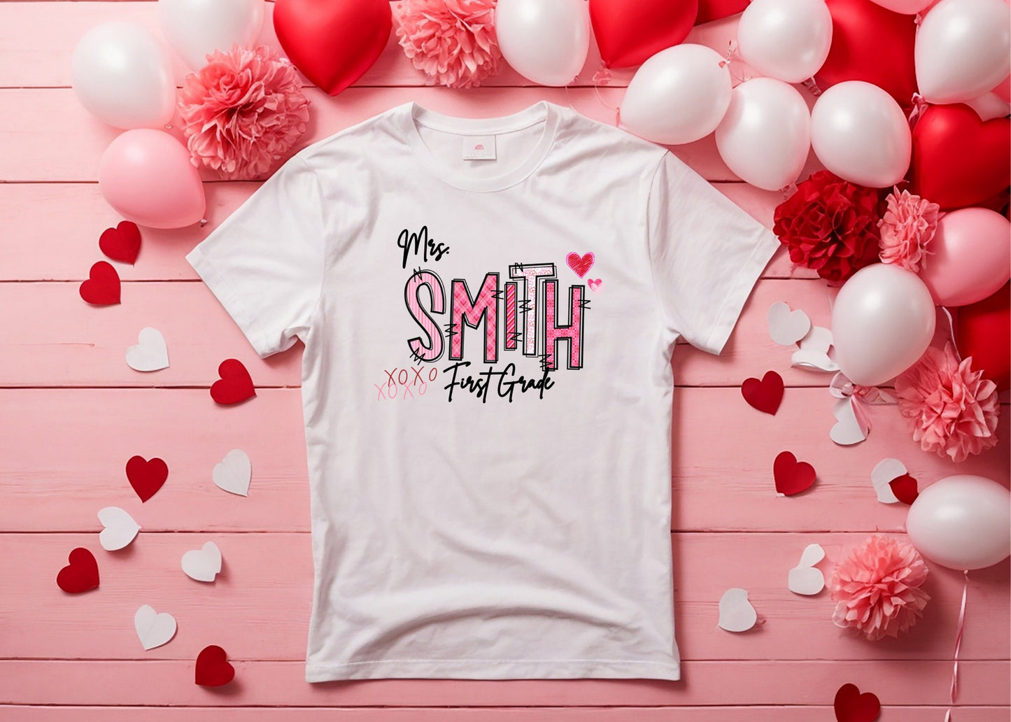 Custom PNG vday names valentines day Personalized Valentine, Valentine Custom Kids Name Shirt, Valentine's Day Gift Valentine's Day Tshirt