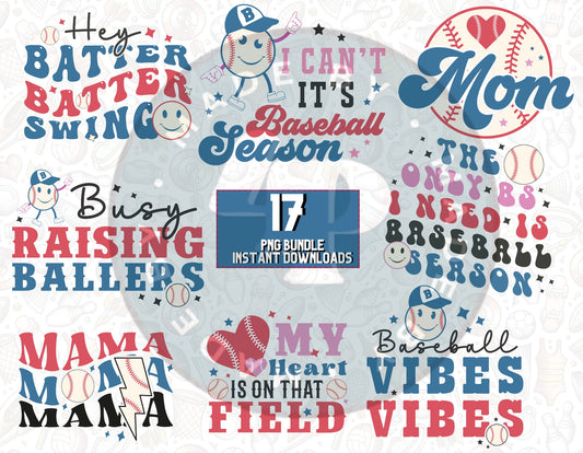 Baseball SVG Bundle, Retro Designs Retro Baseball Sublimation Design Bundle