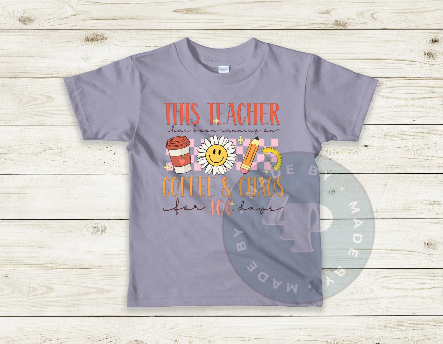 Retro Teacher 100 Days of School Bundle PNG
