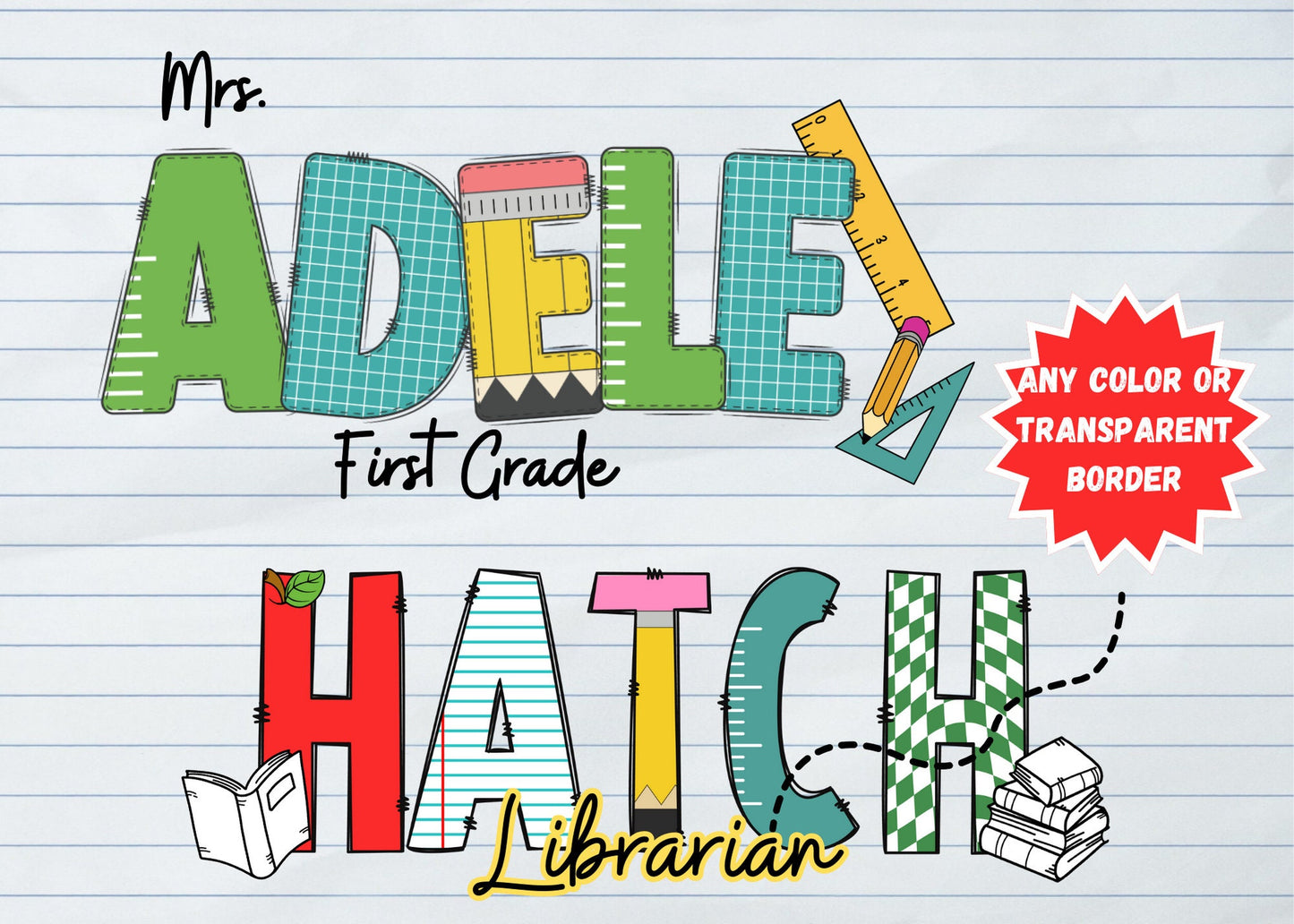Custom School PNG, Academic font, School PNG design, Personalized school teacher shirt