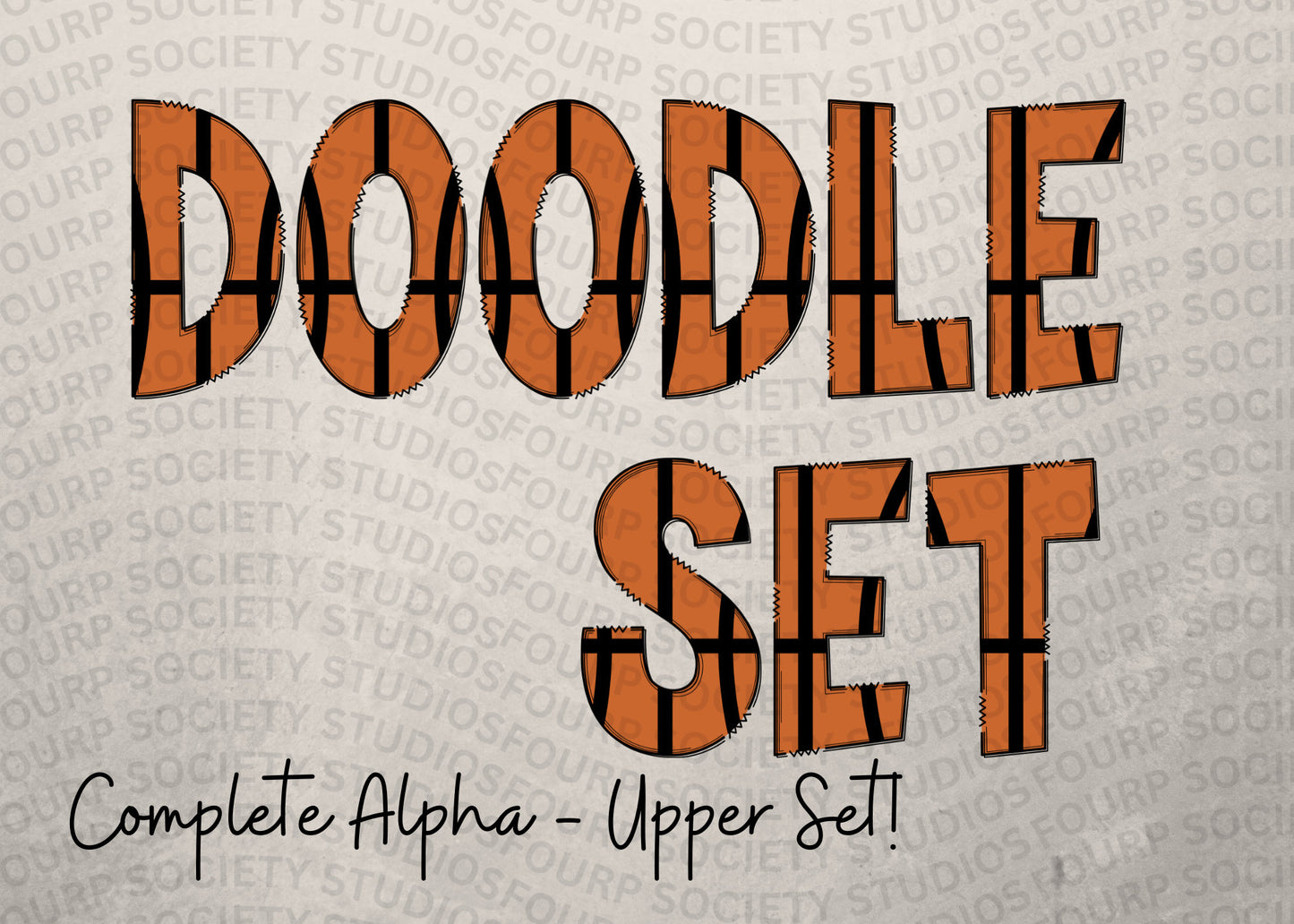Basketball Upper Case Alphabet Letters PNG, Alphabet Clipart, Basketball Hand Drawn Doodle, Alpha Set Designs PNG, Sporty Font