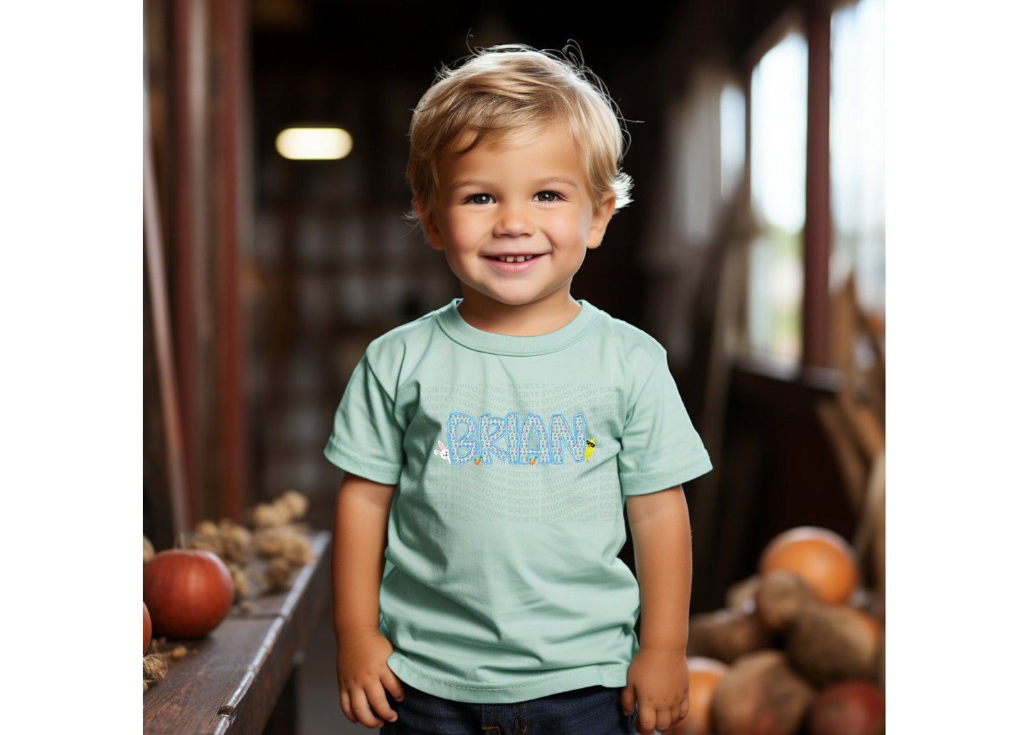 Easter Faux Embroidery PNG, Custom Easter PNG, Kids Easter Shirt, Happy Easter PNG, Personalized Easter, Mama Easter, Baby Easter