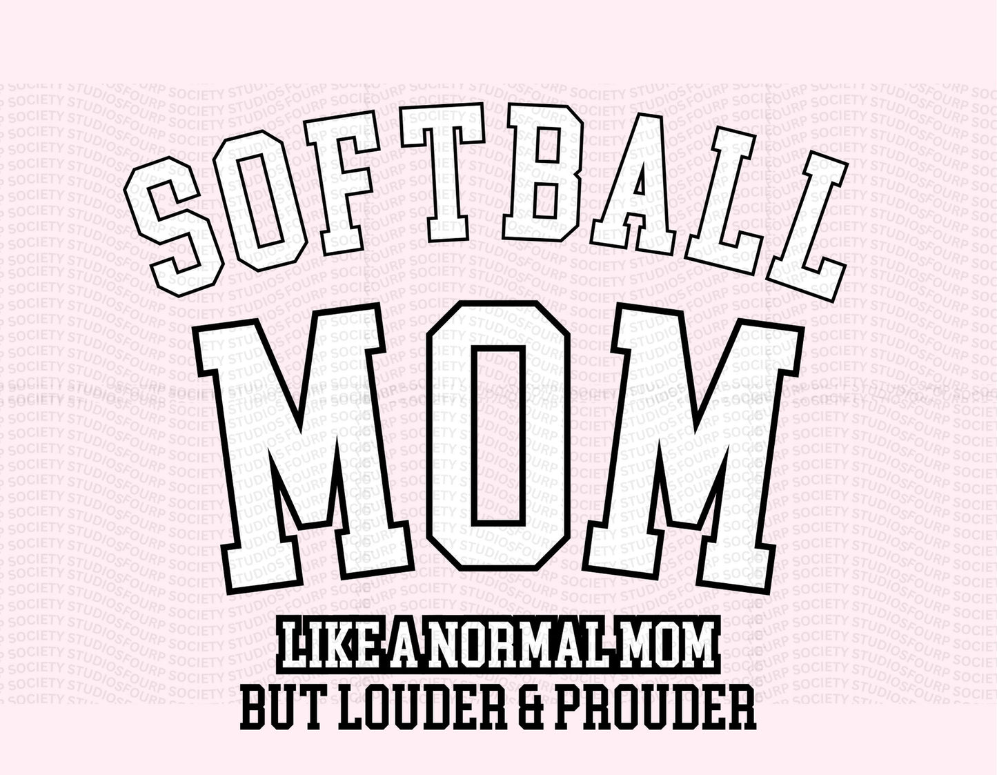 BASEBALL MOM PNG, softball mom png, loud sports mom, like a normal mom png, baseball season, softball season