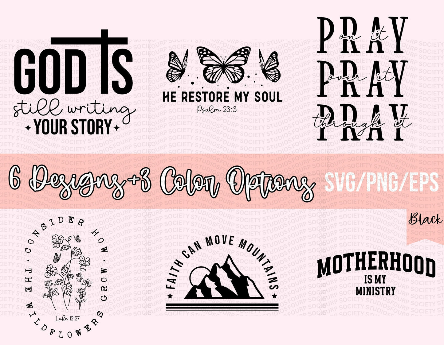Christian Bundle PNG SVG, EPS, Religious Bundle, Worship bundle, Pray png