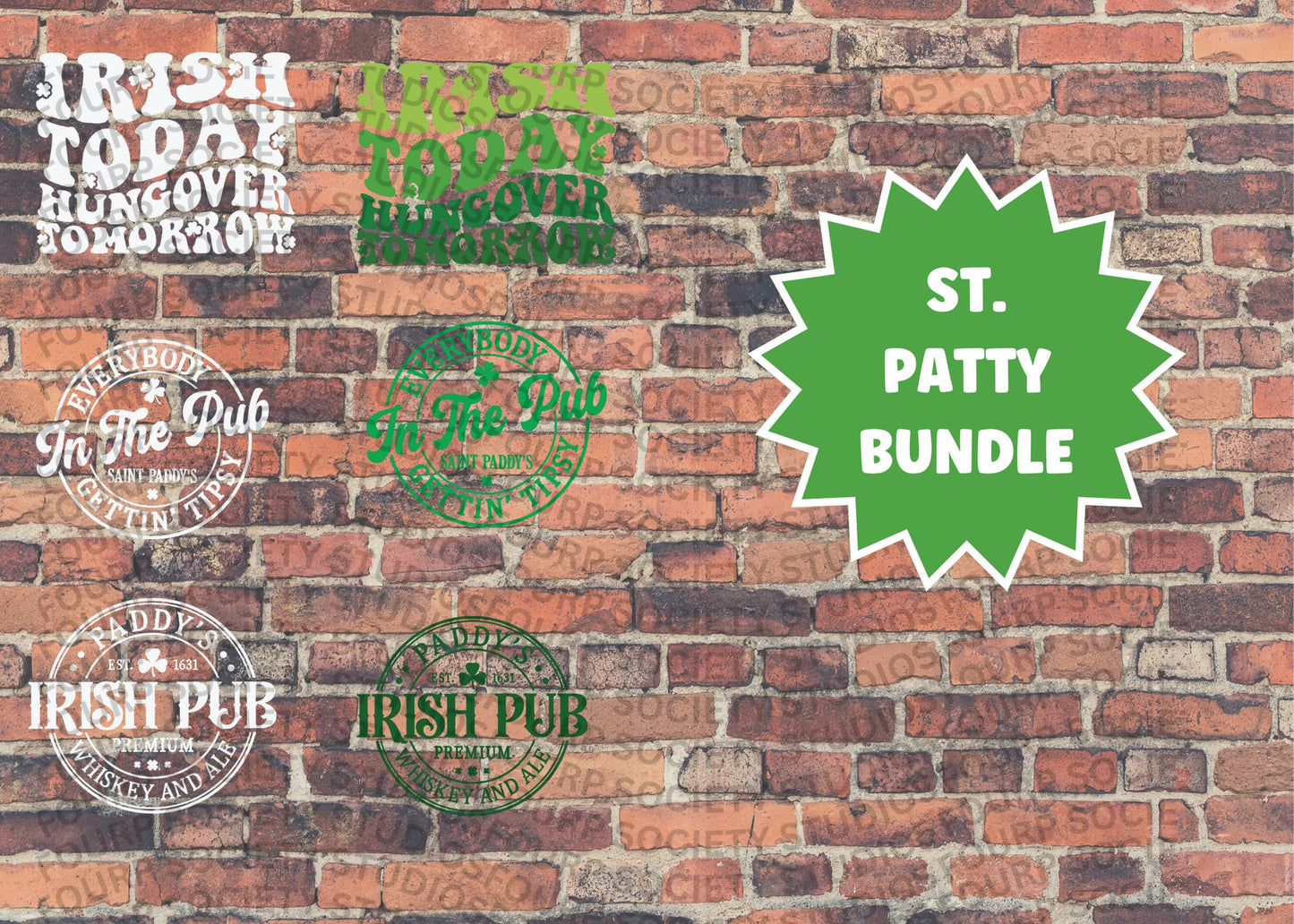 St. Pattys day PNG, Saint Patrick's Day Design, St. Patty Day humor, patty day bundle