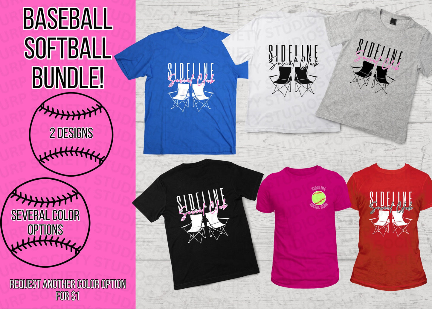 Baseball Softball PNG Bundle, Baseball, Softball, Digital Files, Instant Download, Baseball shirt, Softball Shirt